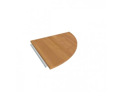 Doplnkový stôl Cross, pravý, 80x80 cm, jelša