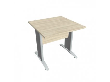 Rokovací stôl Cross, 80x75,5x80 cm, agát/kov