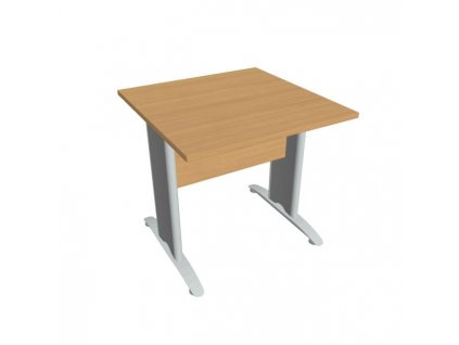 Rokovací stôl Cross, 80x75,5x80 cm, buk/kov