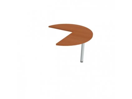 Doplnkový stôl Flex, pravý, 100,0x75,5x(60x60) cm, čerešňa/kov