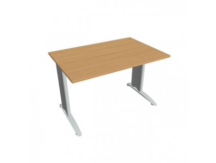Pracovný stôl Flex, 120x75,5x80 cm, buk/kov