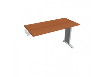 Pracovný stôl Flex, 120x75,5x60 cm, čerešňa/kov