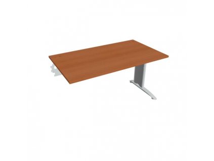 Pracovný stôl Flex, 140x75,5x80 cm, čerešňa/kov