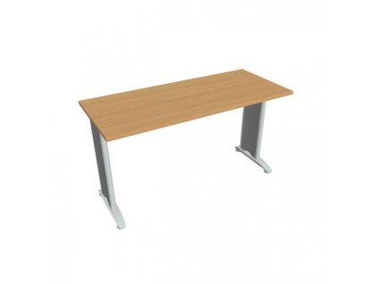 Pracovný stôl Flex, 140x75,5x60 cm, buk/kov