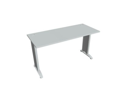 Pracovný stôl Flex, 140x75,5x60 cm, sivý/kov
