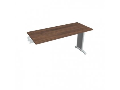 Pracovný stôl Flex, 140x75,5x60 cm, orech/kov
