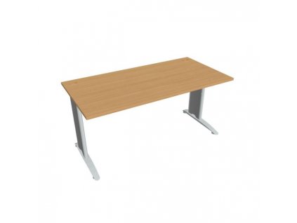 Pracovný stôl Flex, 160x75,5x80 cm, buk/kov