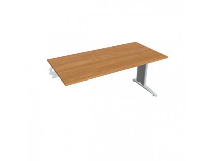 Pracovný stôl Flex, 160x75,5x80 cm, jelša/kov