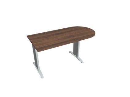 Doplnkový stôl Flex, 160x75,5x80 cm, orech/kov