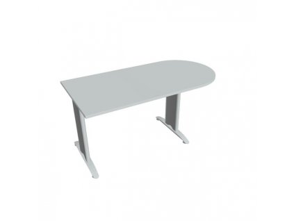 Doplnkový stôl Flex, 160x75,5x80 cm, sivá/kov
