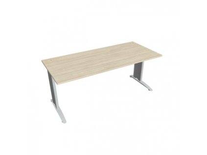 Pracovný stôl Flex, 180x75,5x80 cm, agát/kov