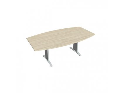 Rokovací stôl Flex, 200x75,5x110 cm, agát/kov