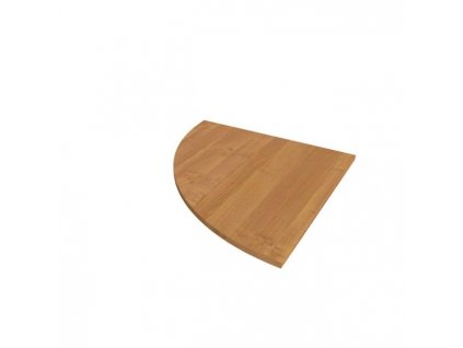Doplnkový stôl Flex, ľavý, 80x80 cm, jelša