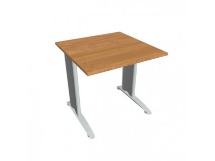 Pracovný stôl Flex, 80x75,5x80 cm, jelša/kov