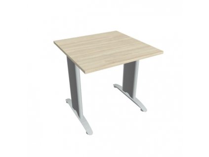 Rokovací stôl Flex, 80x75,5x80 cm, agát/kov