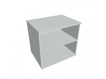 Prídavná skriňa k stolu Hobis, 80x75,5x60 cm, sivá