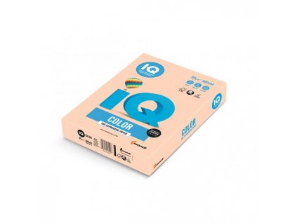 Farebný papier IQ color lososová pastelová SA24, A4, 80g