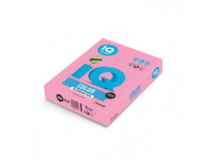 Farebný papier IQ color ružová pastelová PI25, A4, 80g