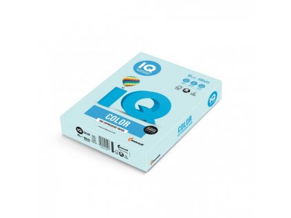 Farebný papier IQ color modrá pastelová BL29, A4, 80g