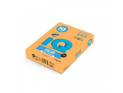 Farebný papier IQ color neónovo oranžový NEOOR, A4, 80g