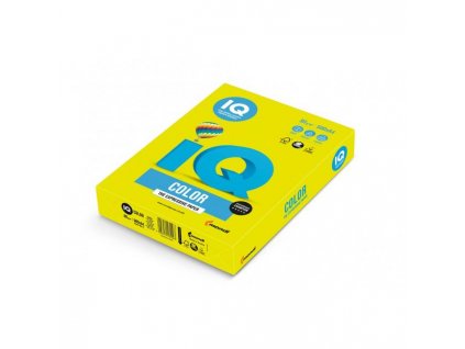 Farebný papier IQ color neónovo žltý NEOGB, A4, 80g