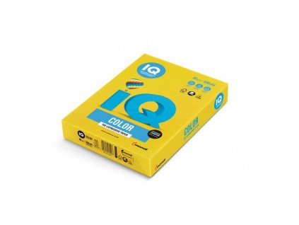 Farebný papier IQ color intenzívne žltý IG50, A4, 160g