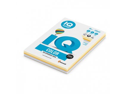 Farebný papier IQ color 5x50 mix trendové farby, A4, 80g