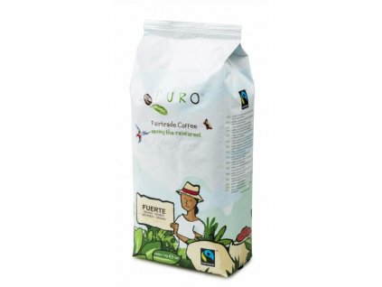 Káva Fairtrade Puro Fuerte zrnková 1 kg