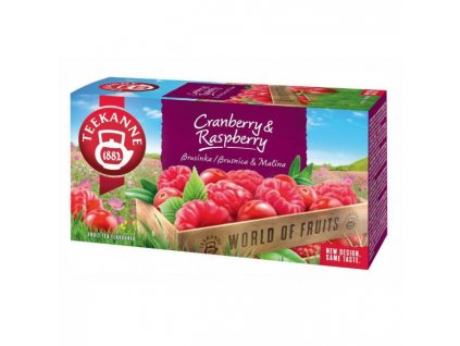 Čaj TEEKANNE ovocný HB Cranberry & Raspbery HB 20 x 2,25 g