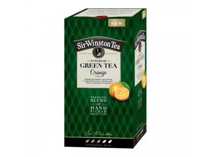 Čaj SIR WINSTON Green Tea Orange HB 35 g