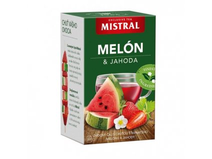 Čaj MISTRAL ovocný melón jahoda HB 40 g