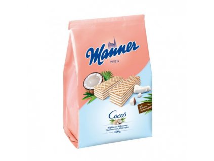 Oblátky Manner s kokosovým krémom 400 g