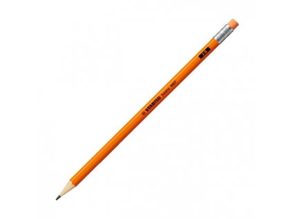 Ceruzka STABILO Swano Fluo s gumou oranžová 12ks
