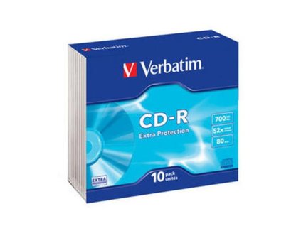 Verbatim CD-R 700MB 52x Extra protection surface slim