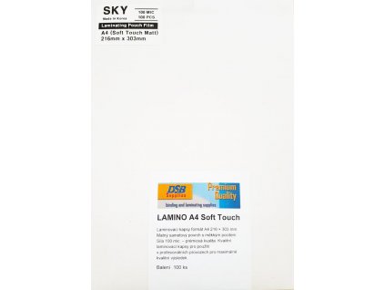 Laminovacia fólia A4-100 mic. Matná Soft Touch