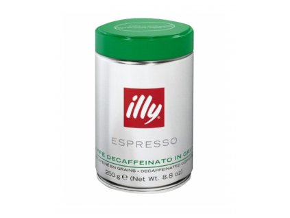 Illy Espresso Caffé decaffeinated káva bez kofeínu zrnková 1x250 g
