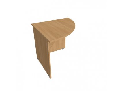 Doplnkový stôl Gate, 80x75,5x80 cm, dub/dub