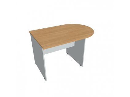 Doplnkový stôl Gate, 120x75,5x80 cm, dub/sivá