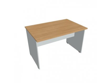Rokovací stôl Gate, 120x75,5x80 cm, dub/sivá