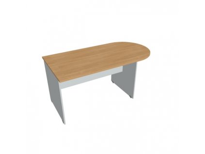 Doplnkový stôl Gate, 160x75,5x80 cm, dub/sivá