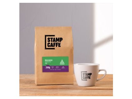 Káva Stamp Caffé - Havana; Odrodová káva - Kuba zrnková 100% Arabica 250g