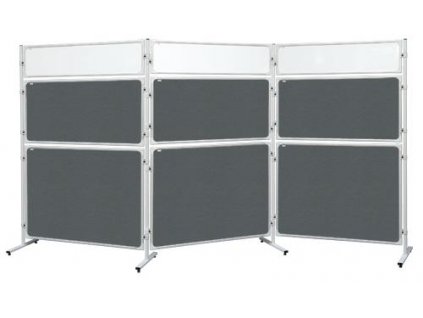 Panel 2x3 Modular, 120 x 90 cm, filcový šedý