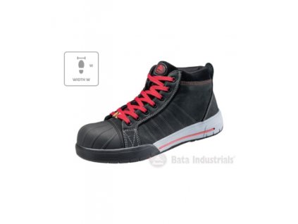 Bickz 733 W Členkové unisex (Velikost 45, Varianta čierna)