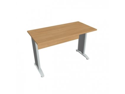 Pracovný stôl Cross, 120x75,5x60 cm, dub/kov