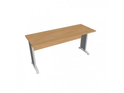Pracovný stôl Cross, 160x75,5x60 cm, dub/kov