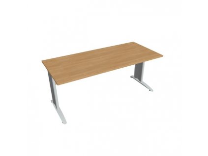 Pracovný stôl Cross, 180x75,5x80 cm, dub/kov
