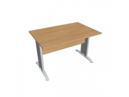 Rokovací stôl Cross, 120x75,5x80 cm, dub/kov