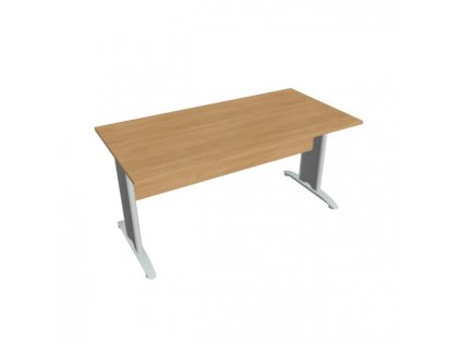 Rokovací stôl Cross, 160x75,5x80 cm, dub/kov