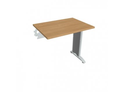 Pracovný stôl Flex, 80x75,5x60 cm, dub/kov