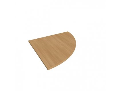 Doplnkový stôl Flex, pravý, 80x80 cm, dub